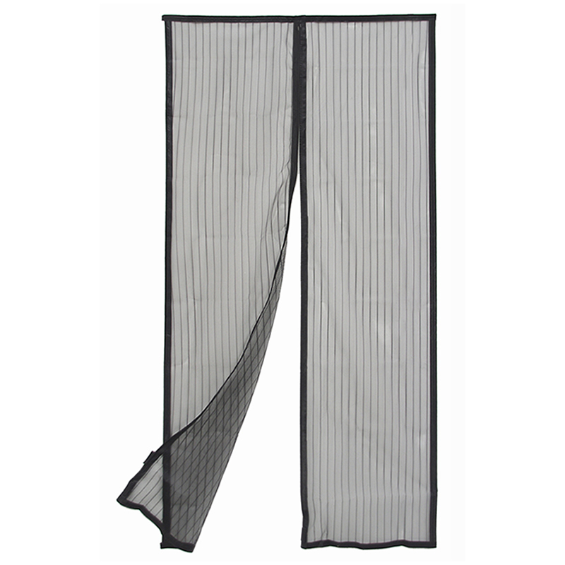 Magnetic Fly Screen Door - Black, 50cm (W) x 210cm (H), 19.6" (W) x 82.6" (H): image 7