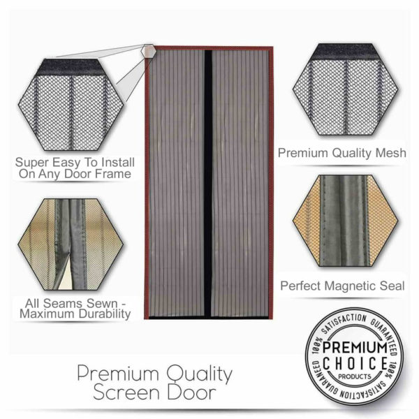 best magnetic flyscreen door curtain